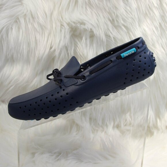 People Footwear Blue Boat Loafers Slip On Shoes Men's Size 7 - Picture 3 of 11